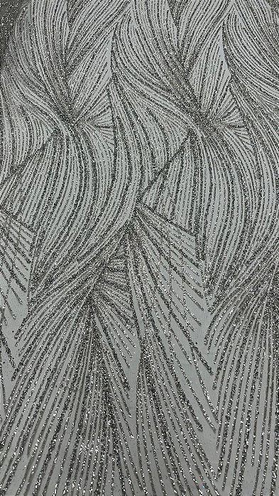 Tule Diamante Quebrado Des. LYD 090 Prata