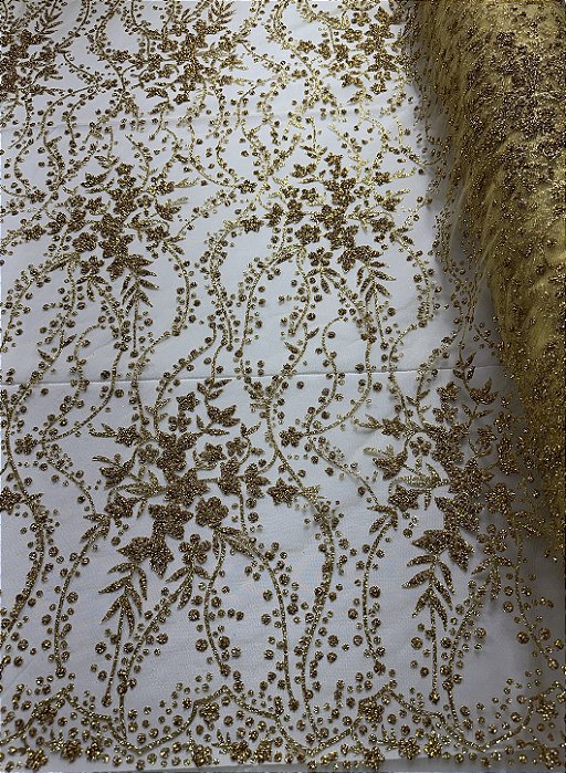 Tule Diamante Quebrado Des 2116 Dourado
