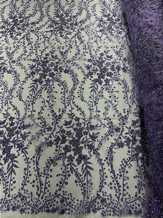 Tule Diamante Quebrado Des 2116 Lilás