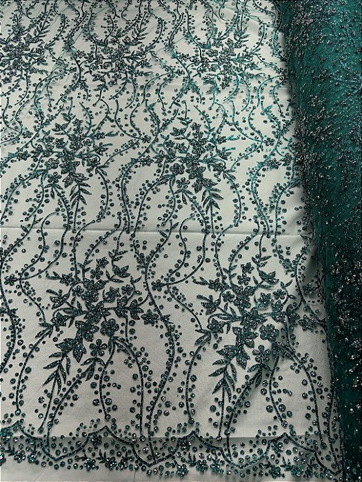 Tule Diamante Quebrado Des 2116 Verde Esmeralda