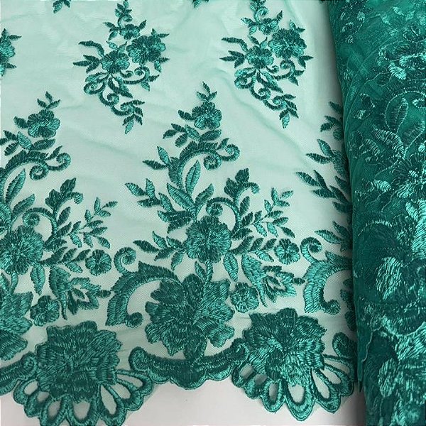 Renda Liverpool Aurora Des 01 Verde Jade