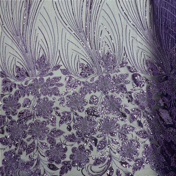 Renda Pedraria Des. 18 Lavanda