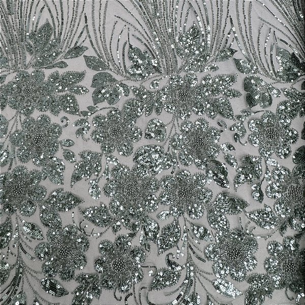 Renda Pedraria Des. 18 Verde Tiffany