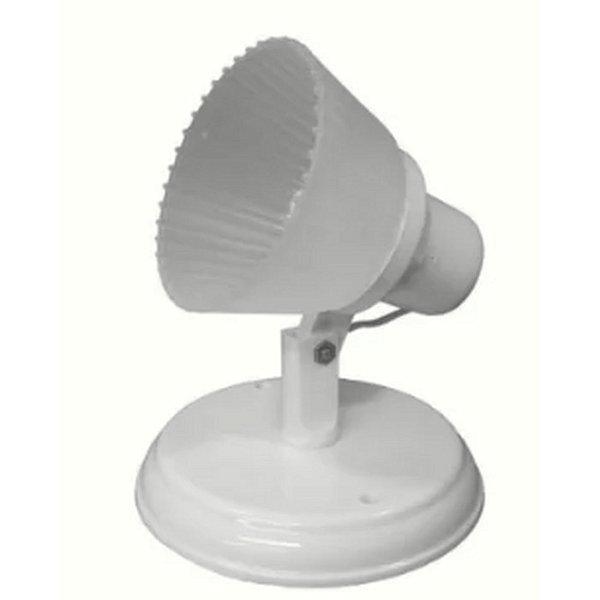 SPOT CRISTAL LUX P/ 01 LAMP BRANCO EXTRALUZ