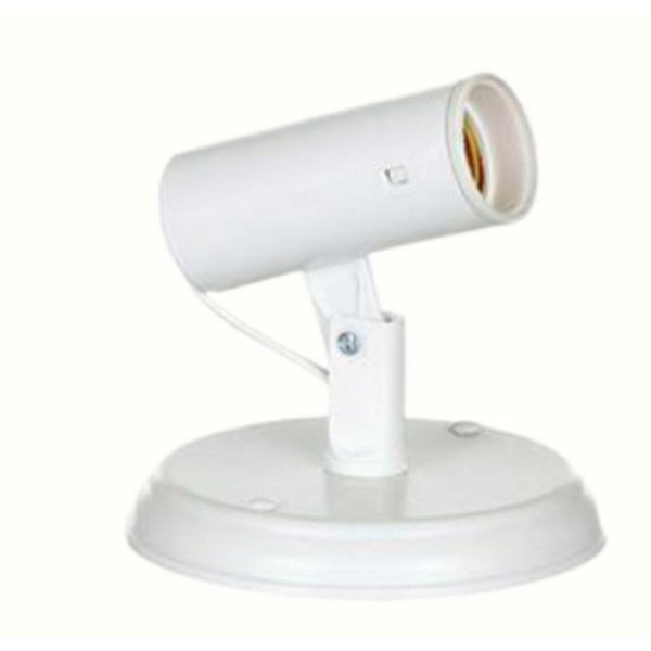 SPOT POPY LISO PARA 01 LÂMPADA BRANCO