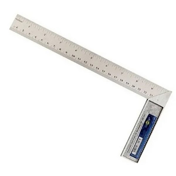 ESQUADRO CABO ALUMINIO 12" (300MM) BRASFORT