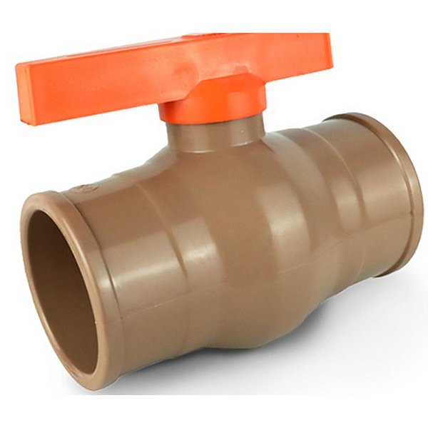 REGISTRO ESFERA PVC SOLDAVEL 32 MM MARROM REBOUÇAS