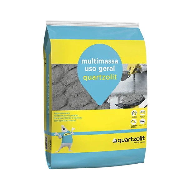 MASSA PRONTA MULTIMASSA USO GERAL 20KG QUARTZOLIT