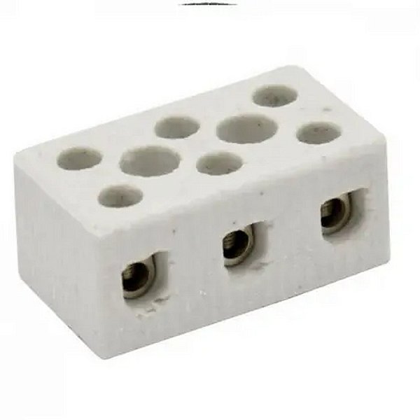 CONECTOR PORCELANA 06MM 3P