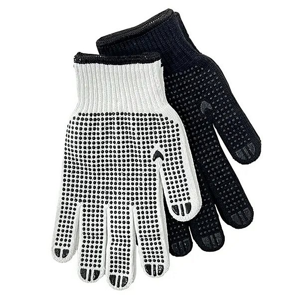 LUVA DE MALHA PRETA PIGMENTADA PRETA BRASFORT