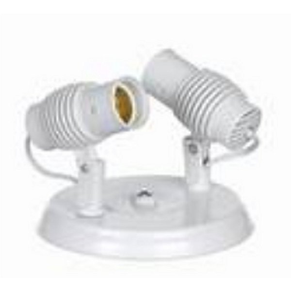 SPOT POPYLUX P/ 2 LAMP BRANCA EXTRALUZ
