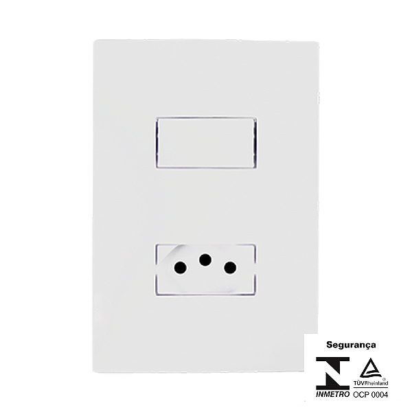CJ INTER SIMPLES 10A + TOMADA 10A 250V I9 ILUMI