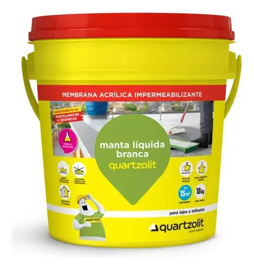 MANTA LIQUIDA BRANCA 4,5 KG QUARTZOLIT