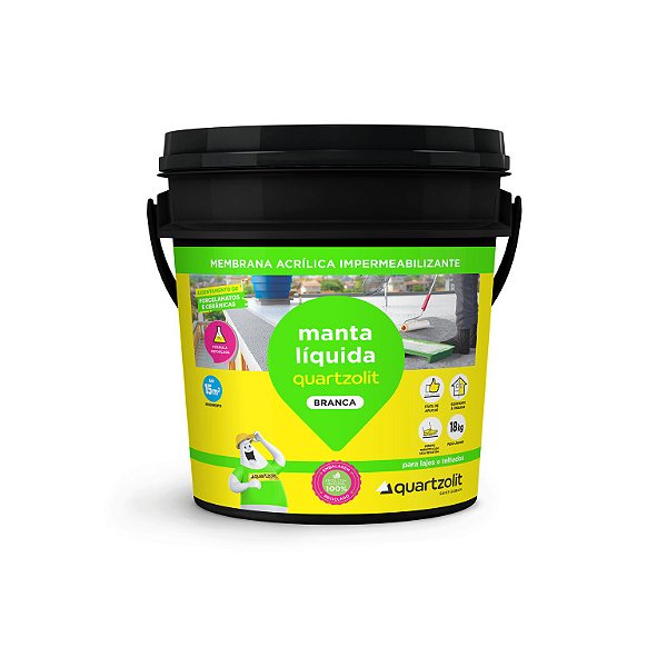 MANTA LIQUIDA BRANCA 18 KG QUARTZOLIT
