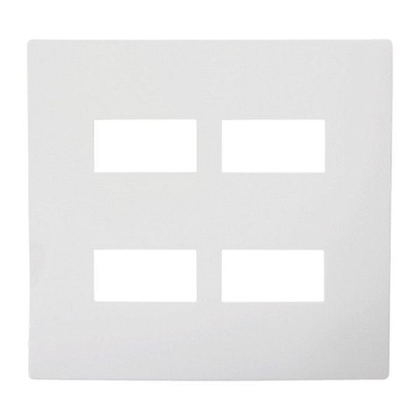 PLACA 4X4 2+2 MODULOS C/ SUPORTE I9 ILUMI