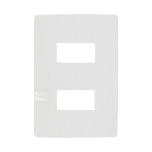 PLACA 4X2 2 MODULOS C/ SUPORTE I9 ILUMI