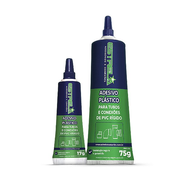 ADESIVO PVC FRASCO 175G C/PINCEL ESTRELA