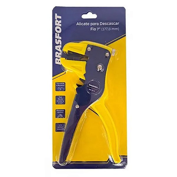 ALICATE PARA DESCASCAR FIOS 7" BRASFORT