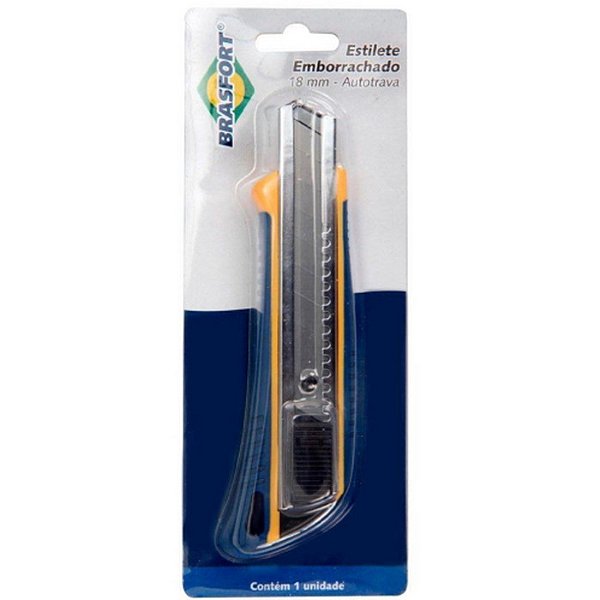 ESTILETE EMBORRACHADO 18MM BRASFORT