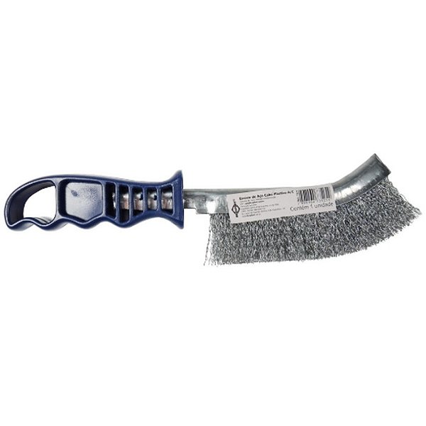 ESCOVA ACO CABO PLASTICO BRASFORT