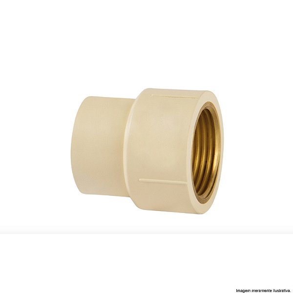 LUVA TRANS FF SUPER CPVC DN28X1 CB AMANCO