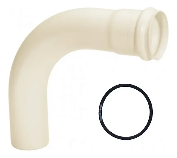 CURVA 90 LGA ESG SN C/ ANEL DN100 CB AMANCO