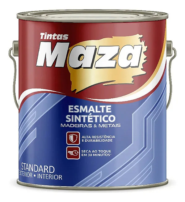 ESMALTE SINTETICO FOSCO PRETO 3,6L MAZA