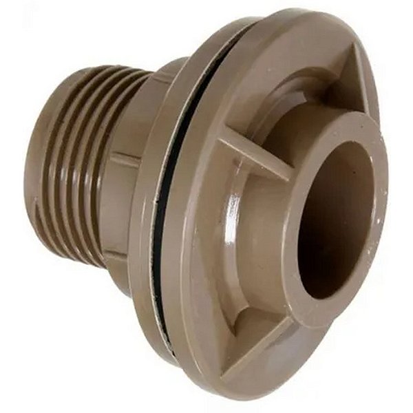 ADAPTADOR FLANGE CAIXA DE AGUA SOLDAVEL 32 x 1 POL C/ ANEL DE VEDAÇÃO REBOUÇAS