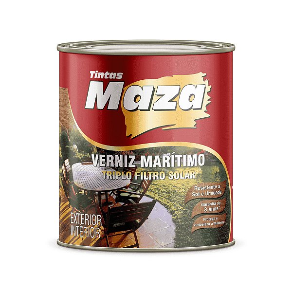 VERNIZ MARITIMO BRILHANTE 900ML MAZA