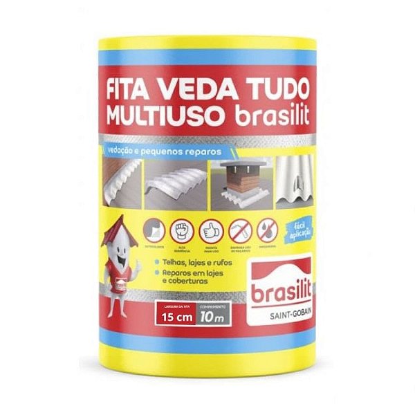 FITA VEDA TUDO BRASILIT 15CM - SLEEVE