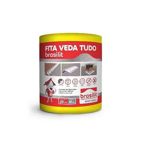 FITA VEDA TUDO BRASILIT 20CM - SLEEVE