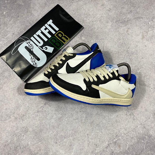 JORDAN 1 RETRO x FRAGMENT DESIGN x TRAVIS SCOTT LOW BLUE