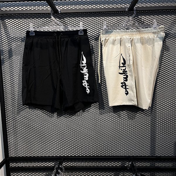 BERMUDA ESPORTIVA OFF WHITE
