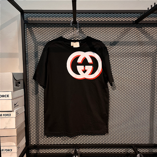 CAMISETA COTTON GUCCI BIG LOGO
