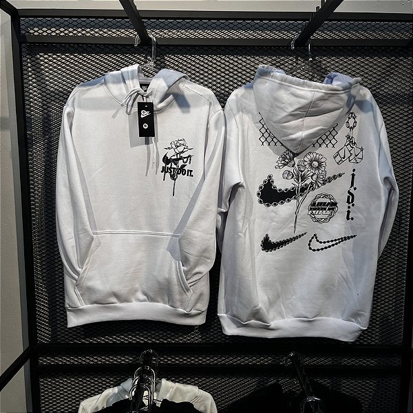 MOLETOM NIKE JUST DO IT FLOWERS