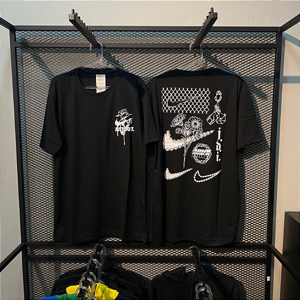 CAMISETA COTTON NIKE JUST DO IT FLOWERS