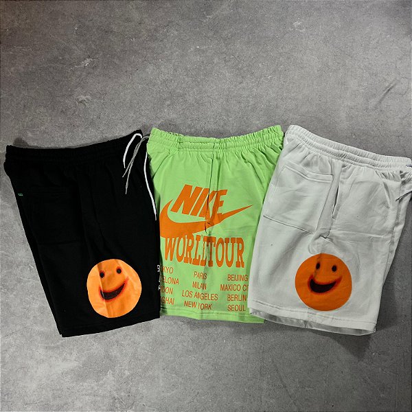 BERMUDA MOLETOM NIKE WORLD TOUR
