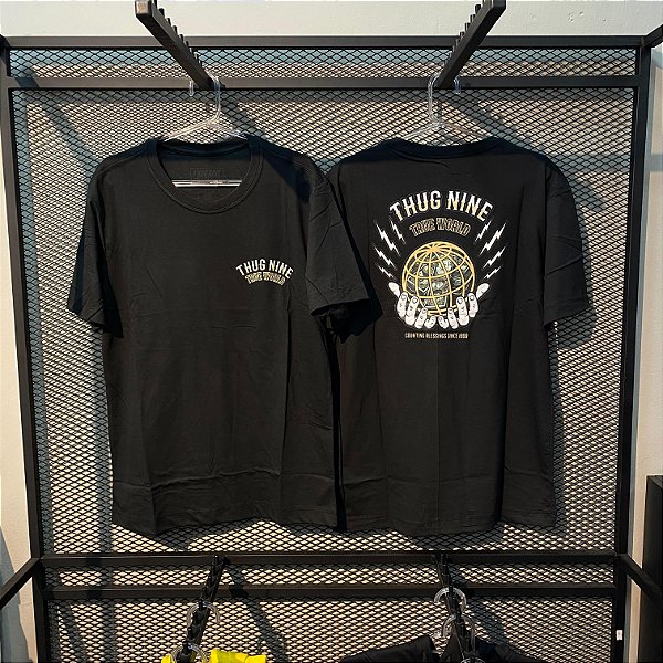 CAMISETA COTTON THUG NINE TRUE WORLD