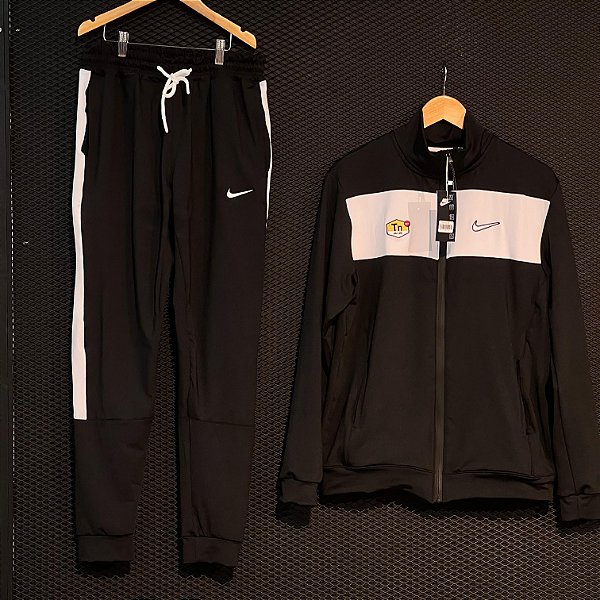 KIT MOLETOM NIKE TN BLACK & WHITE