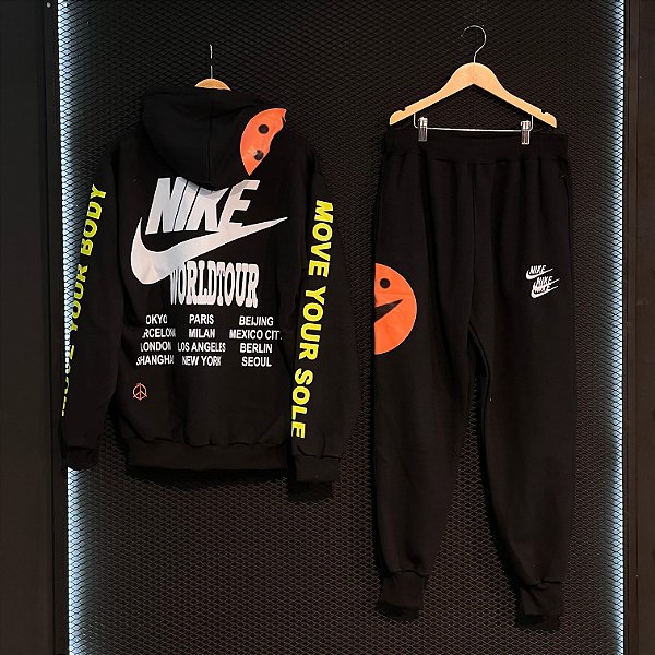 KIT MOLETOM NIKE WORLD TOUR