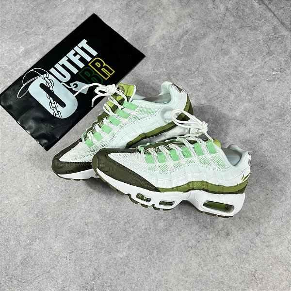NIKE AIR MAX 95 GREEN WHITE
