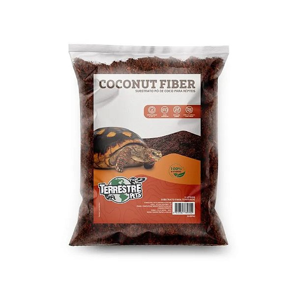 Substrato Pó de Coco (3 Litros) |Terrestre Pets