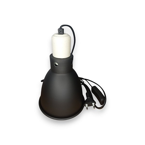 Luminária Redonda NJ-01-B - 14X20,5CM 127/220V | Nomoy Pet
