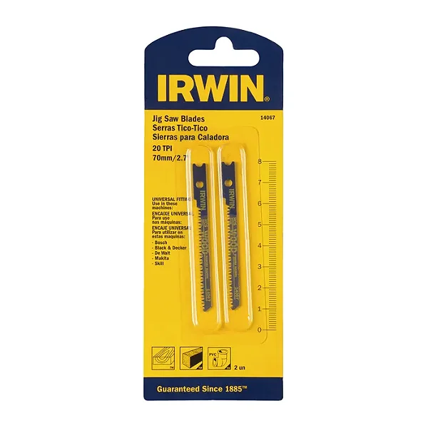 SERRA TICO TICO PARA MADEIRA UNIVERSAL AÇO CARBONO 20 DENTES - IRWIN
