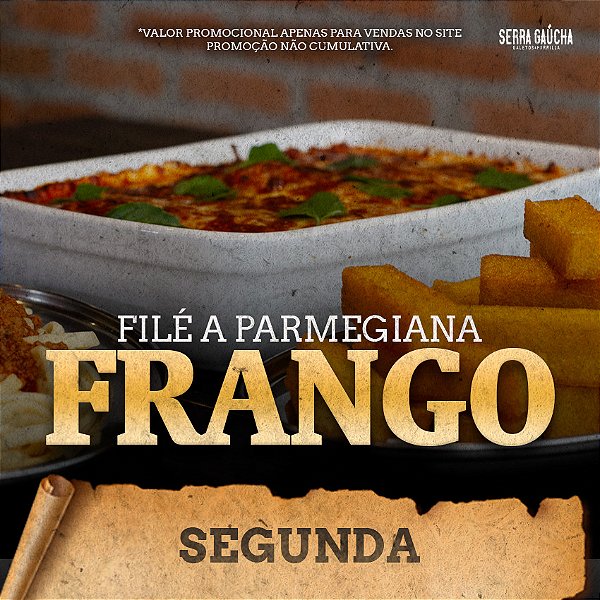 Filé a parmegiana de frango - Segunda