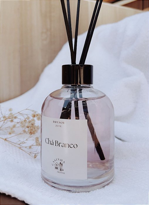 Difusor de Varetas Premium Chá Branco - 200 ml - Casinha Aromas