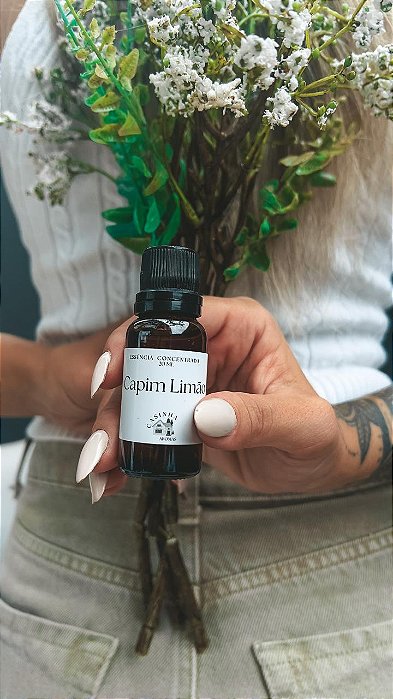 Essência Concentrada de Capim Limão - 20 ml - Casinha Aromas