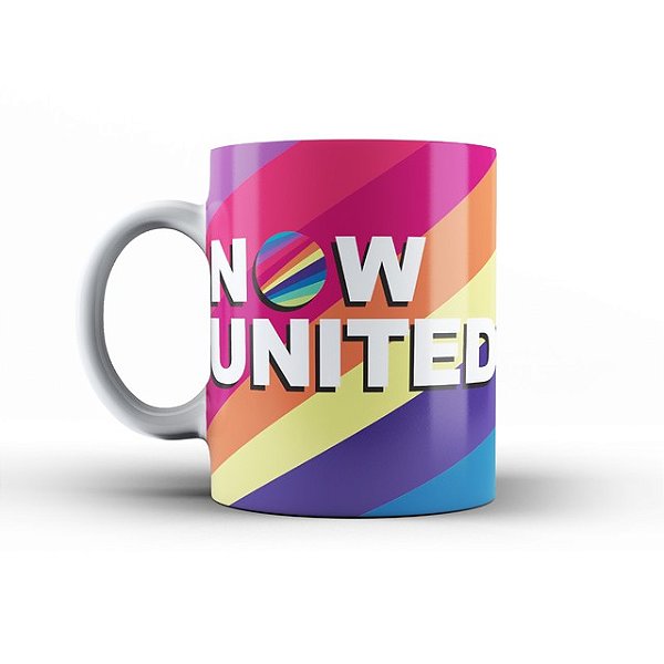 Caneca Now United Colorida