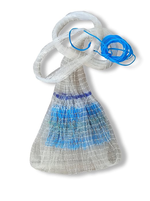 Tarrafa fio 0,40 Malha 2 cm nó a nó - Roda de 12m