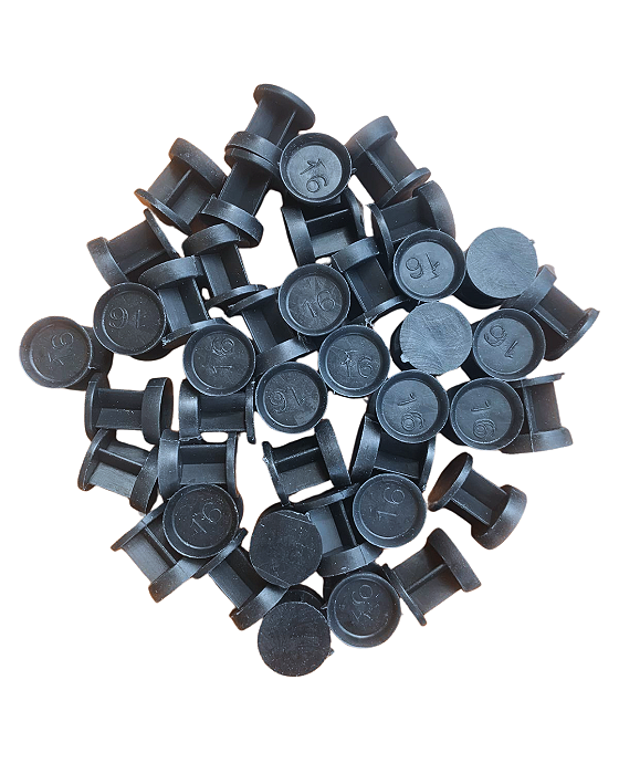 Bucha p/ cartucho de metal Cal. 16 (50 un) - REZENDE